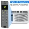 6,000 BTU 115V Window Air Conditioner With Reusable Filter - Cools Rooms Up To 250 Sq. Ft.