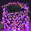 66FT 200 LED Halloween Lights, Halloween Lights Outdoor with 8 Lighting Modes, Waterproof Halloween String Lights for Ch