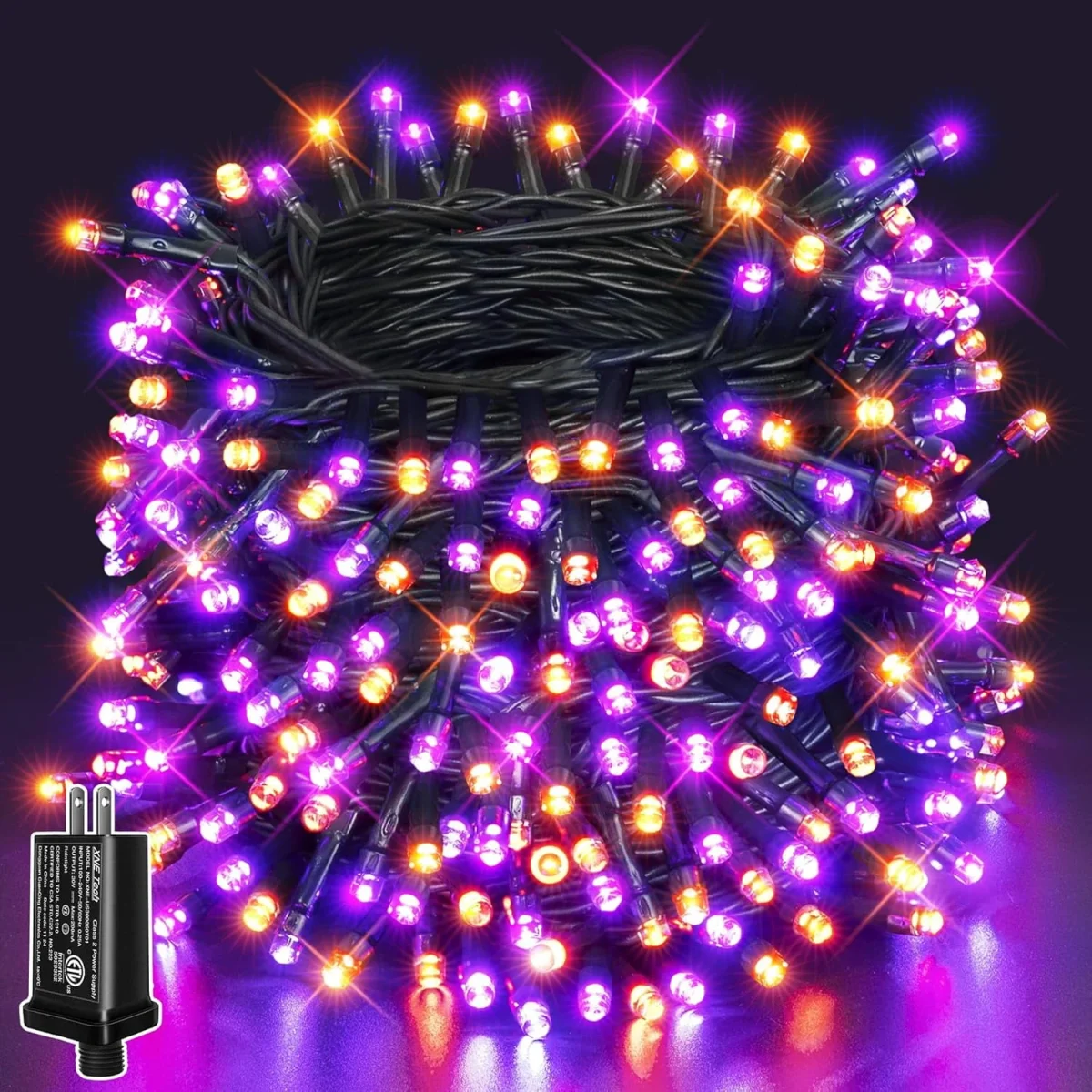 66FT 200 LED Halloween Lights, Halloween Lights Outdoor with 8 Lighting Modes, Waterproof Halloween String Lights for Ch