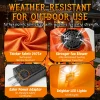 7.5 FT Long Halloween Inflatables Pumpkin Family Lighted,7 Pumpkins Blow Up Yard Decoration, Built-in LEDs, Stakes & Tet