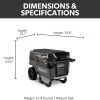 70Qt Wheeled Insulated Hard Shell Ice Chest - Trailmate