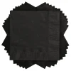 75 Count 6.5IN x 6.5IN Black Disposable Paper Napkins by Way To Celebrate