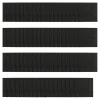75 Count 6.5IN x 6.5IN Black Disposable Paper Napkins by Way To Celebrate