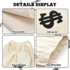 7Pcs Bank Robber Costume for Women, Burglar Outfit with Striped Shirt for Halloween Cosplay