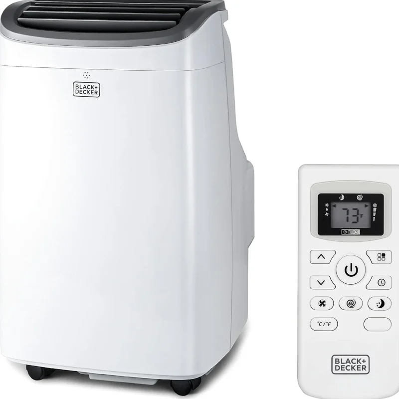 BLACK+DECKER Portable Air Conditioner 8,000 BTU, Up To 350 Sq. Ft. With Remote Control