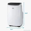 BLACK+DECKER Portable Air Conditioner 8,000 BTU, Up To 350 Sq. Ft. With Remote Control