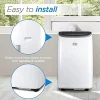 BLACK+DECKER Portable Air Conditioner 8,000 BTU, Up To 350 Sq. Ft. With Remote Control