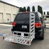 Aluminum Hitch Mount Cargo Carrier With 47 Inch Long Ramp, 1 Pack - 80779