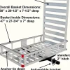Aluminum Hitch Mount Cargo Carrier With 47 Inch Long Ramp, 1 Pack - 80779