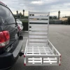Aluminum Hitch Mount Cargo Carrier With 47 Inch Long Ramp, 1 Pack - 80779
