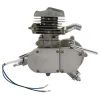 80cc 2-Stroke Bicycle Motor Kit For 26-Inch Wheels - Silver White
