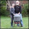 80lb Poultry Feeder, Adjustable Height, UV Stable, Weather Resistant, 8 Ports, Made In USA