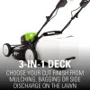 Greenworks 80V Cordless 21 in Self-Propelled Brushless Lawn Mower