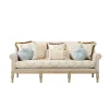 84in Modern Velvet Sofa Set, 3-Seater Couch With Loveseat, Beige