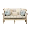 84in Modern Velvet Sofa Set, 3-Seater Couch With Loveseat, Beige