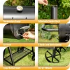 941 Sq. In. Charcoal Grill With Offset Smoker - Black