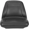 A & I Deluxe Midback Utility Lawn Mower Seat, 18 in Wide x 15.25 in Tall x 19.25 in Deep - TM555BL
