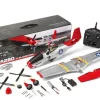 RC Plane 2.4G 4CH 3D6G P51 Fighter 56CM x 49CM - A280