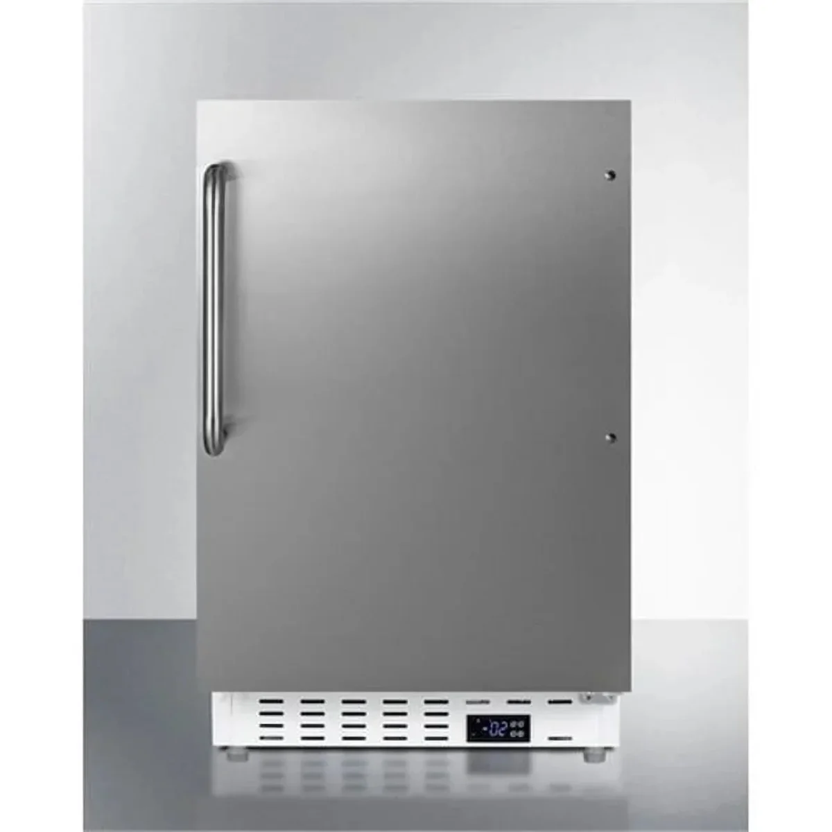 ADA Compliant Built-In Freestanding Manual Defrost All-Freezer, White Cabinet - 32 x 19.88 x 22.5 in