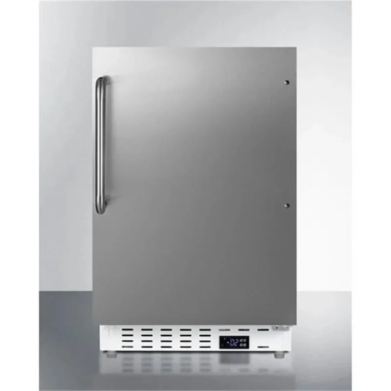 ADA Compliant Built-In Freestanding Manual Defrost All-Freezer, White Cabinet - 32 x 19.88 x 22.5 in