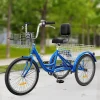 Adult 3-Wheel Pedal Tricycle, 24 And 26 Inch, 7-Speed