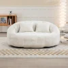 Adult-Sized Multi-Hue Bean Bag Lounge Chair, 43in L x 35in W x 31in H