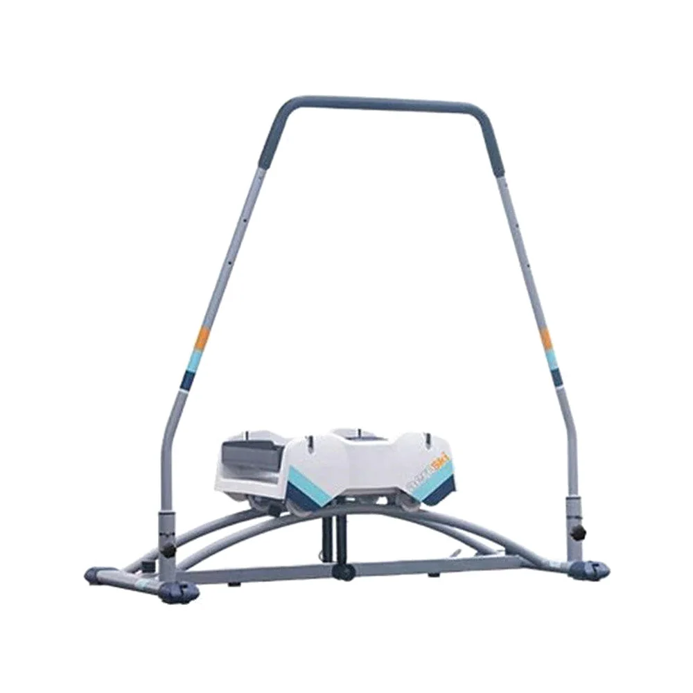 Aeroski Ski Fitness Workout Machine With Recoil Spring Resistance, Gray - 2.0