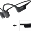 AfterShokz Aeropex Open-Ear Wireless Bone Conduction Headphones With Sport Belt, Cosmic Black - 2.3