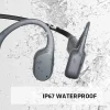 AfterShokz Aeropex Open-Ear Wireless Bone Conduction Headphones With Sport Belt, Cosmic Black - 2.3