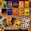 AGCAN 40 Pcs Halloween Treat Bags, Paper Goodie Bag with 48 Stickers, 10 Design, Party Favor Bags for Gifts, Halloween,