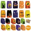AGCAN 40 Pcs Halloween Treat Bags, Paper Goodie Bag with 48 Stickers, 10 Design, Party Favor Bags for Gifts, Halloween,