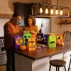 AGCAN 40 Pcs Halloween Treat Bags, Paper Goodie Bag with 48 Stickers, 10 Design, Party Favor Bags for Gifts, Halloween,