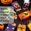 AGCAN 40 Pcs Halloween Treat Bags, Paper Goodie Bag with 48 Stickers, 10 Design, Party Favor Bags for Gifts, Halloween,