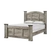 Aimon Rustic Gray 5-Piece Panel Bedroom Set - King Or Queen
