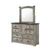 Aimon Rustic Gray 5-Piece Panel Bedroom Set - King Or Queen