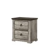 Aimon Rustic Gray 5-Piece Panel Bedroom Set - King Or Queen