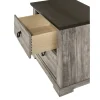 Aimon Rustic Gray 5-Piece Panel Bedroom Set - King Or Queen