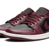 AIR JORDAN 1 Low Women's Sneakers - Dark Beetroot