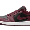 AIR JORDAN 1 Low Women's Sneakers - Dark Beetroot