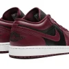 AIR JORDAN 1 Low Women's Sneakers - Dark Beetroot