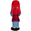Airblown Halloween Light Sally in Orange Dress with Skull Disney Yard Inflatable 5 ft