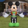 Airblown Halloween Yard Inflatables Light Mickey Mouse in Skeleton Tux Disney, 5 ft