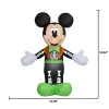 Airblown Halloween Yard Inflatables Light Mickey Mouse in Skeleton Tux Disney, 5 ft
