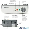 Airmed Low Air Loss Alternating Pressure Mattress Overlay, 5in - Advanced Pump With Static Function