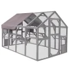 aivituvin Large Outdoor Cat Enclosure With 7 Platforms, 2 Bridges And 2 Small Houses