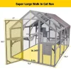 aivituvin Large Outdoor Cat Enclosure With 7 Platforms, 2 Bridges And 2 Small Houses