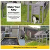 aivituvin Outdoor Cat Run Large Cat Enclosure