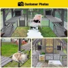 aivituvin Outdoor Cat Run Large Cat Enclosure