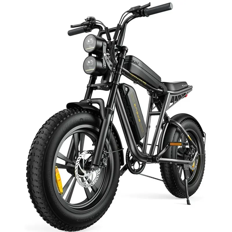 AKEZ Adult Fat-Tire E-Bike 1000W, 48V 13Ah Removable Battery, 94-Mile Range, Full Suspension