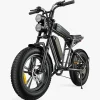 AKEZ Retro Electric Bike 1000W, 28 mph, 94 Miles, 20 inch x 4.0 inch Fat Tires